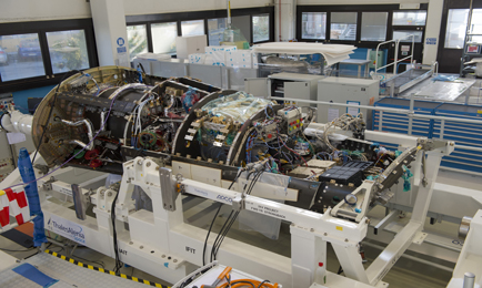 The IXV during integration at Thales Alenia in Italy